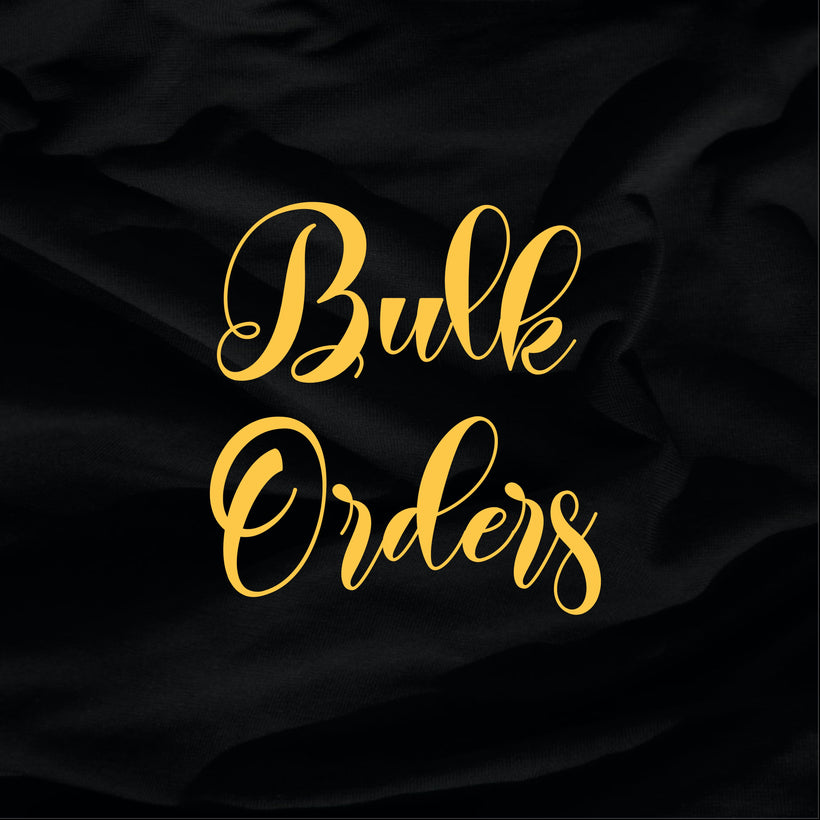 BULK ORDERS (T-Shirts, Hoodies, etc.)