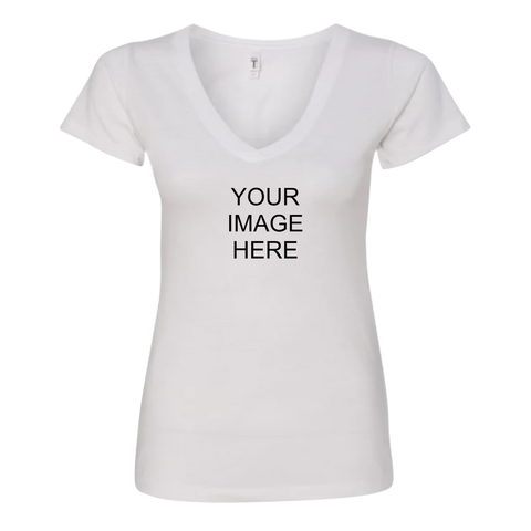 Custom V-Neck T-Shirt (Women's)