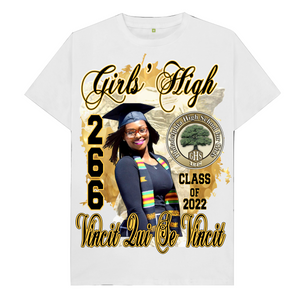 Custom Grad T-Shirt - Center Print