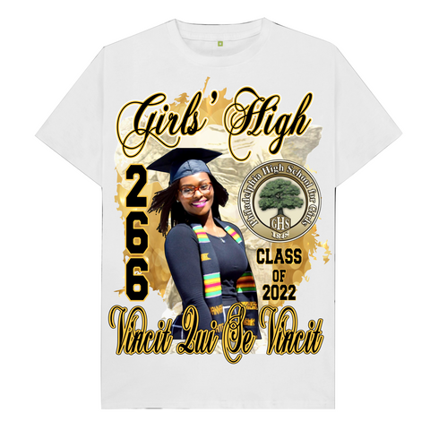 Custom Grad T-Shirt - Center Print