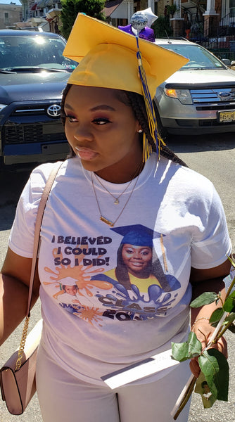 Custom Grad T-Shirt - Center Print