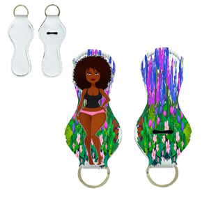 Lip Balm/Lip Gloss Holder Keychain