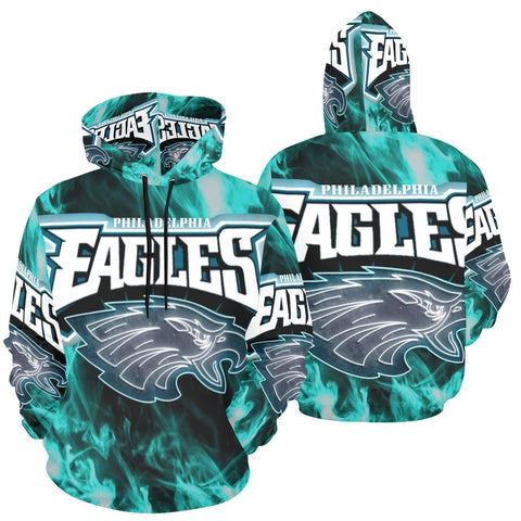 Custom All Over Design Sports Hoodie - Football